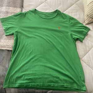 Mens Green Polo T Shirt